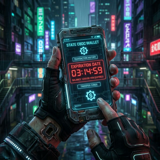 有効期限付きのCBDCウォレットのイメージ
